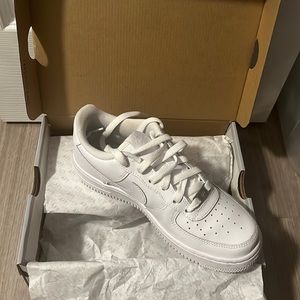 White Air Force Ones Youth Size